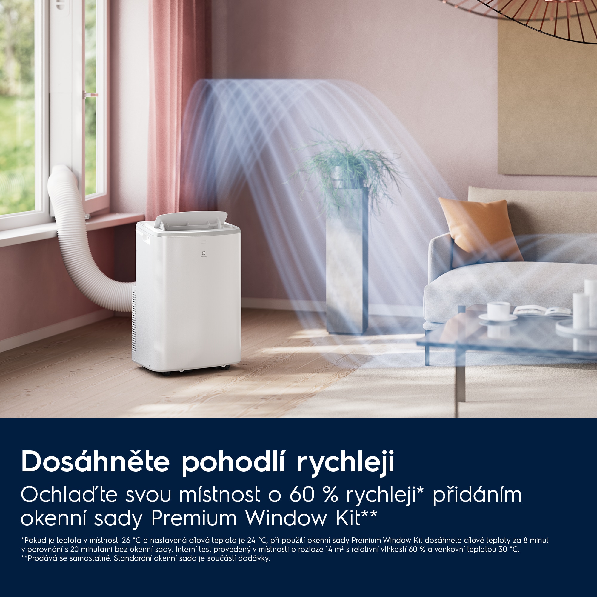 Electrolux - Přenosná klimatizace - EXP34U339CW