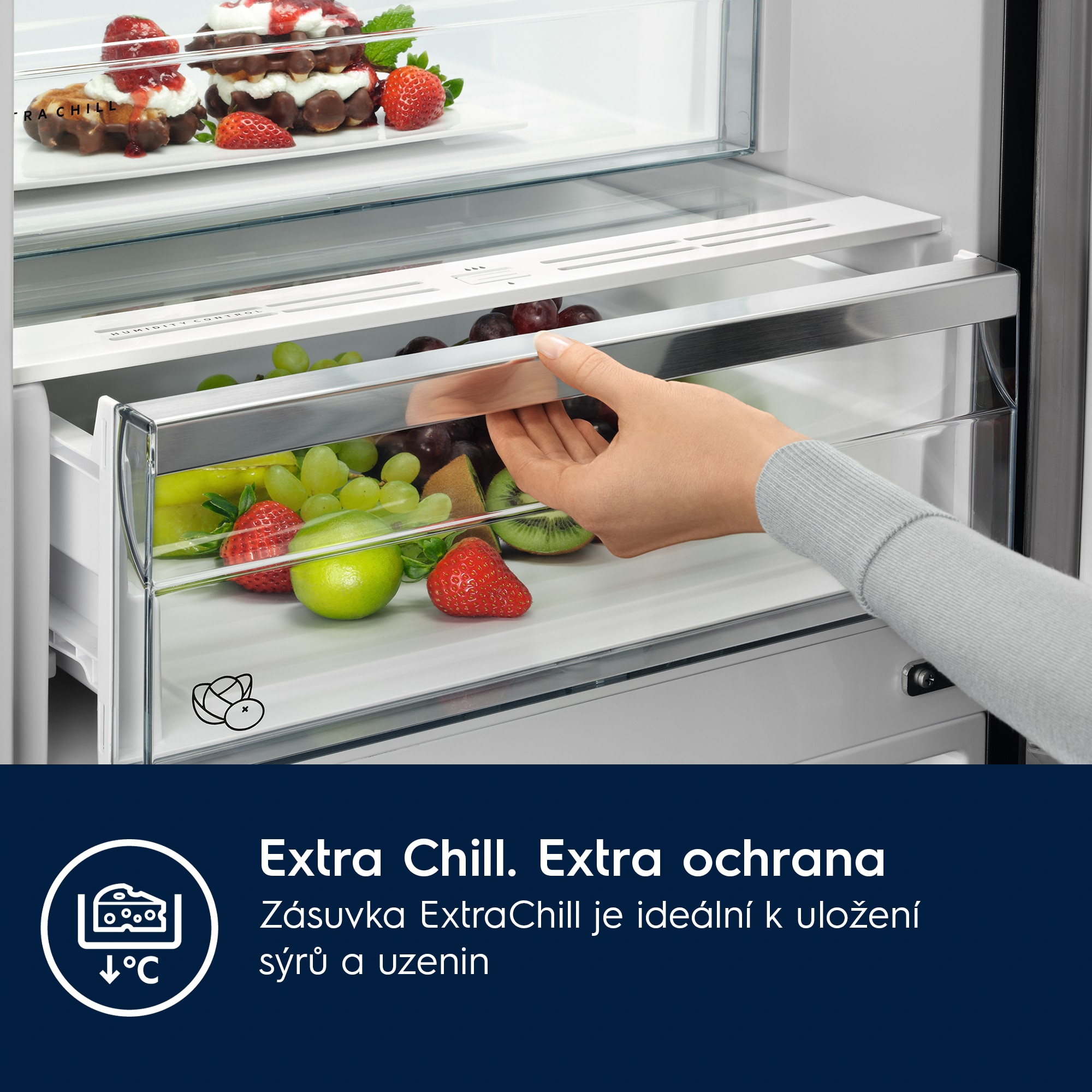 Electrolux - Volně stojící chladničky s mrazákem - LNC8MC32X